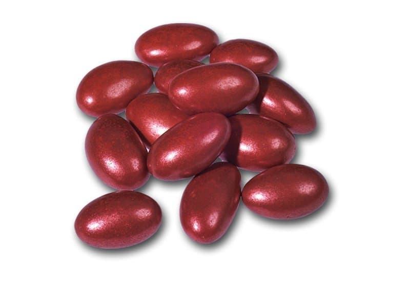 Şeker Kaplı Bordo Draje